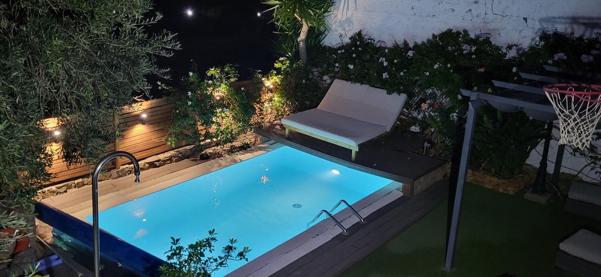 Casa Agustin Pool 27 ºc Villa Fátaga Kültér fotó