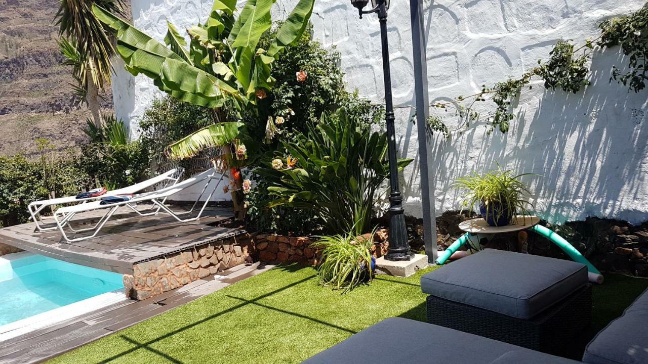 Casa Agustin Pool 27 ºc Villa Fátaga Kültér fotó